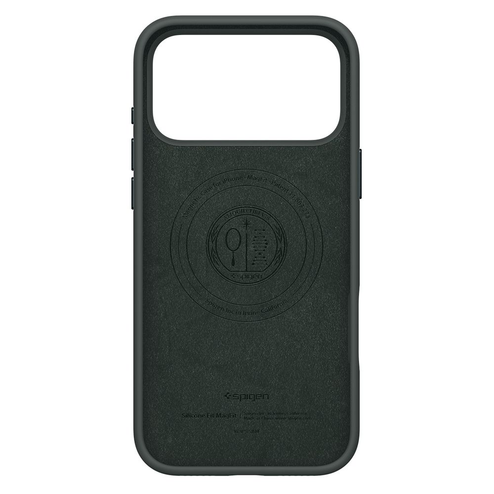 Чехол Spigen Silicone Fit Magsafe для iPhone 17 Pro зеленый