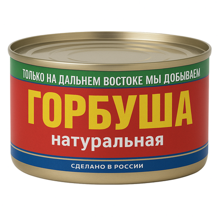 Горбуша натуральная Примрыбснаб 245 гр