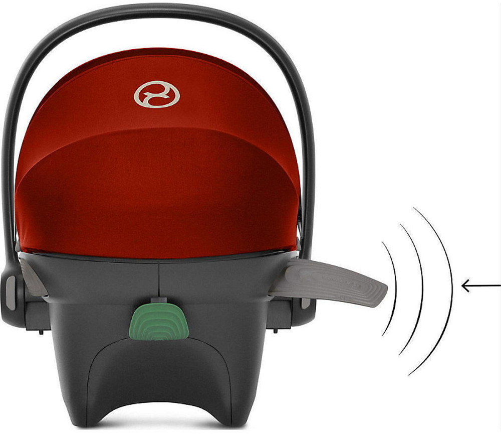 Коляска Cybex Balios S Lux TPE complete Aton S2 Hibiscus Red 3 в 1 Stormy Blue с дождевиками