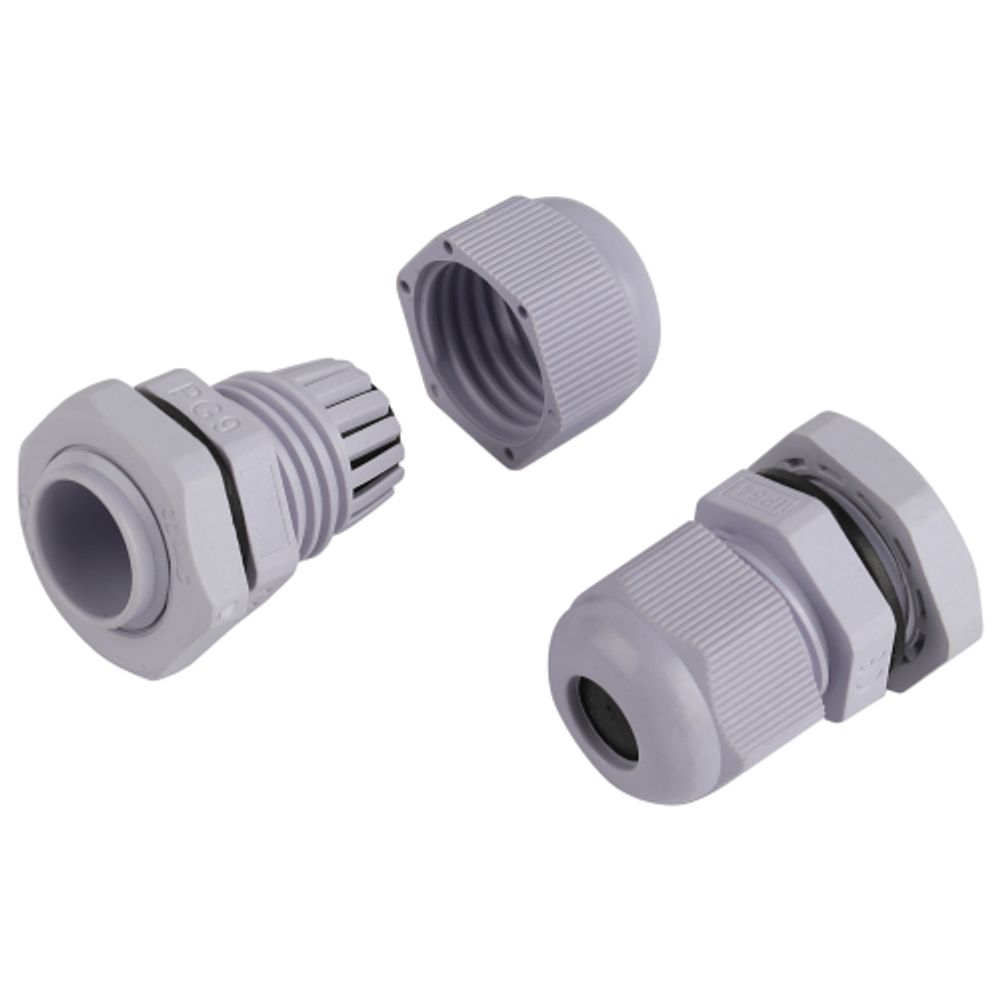 Кабельный ввод сальник ЭРА NO-224-230 PG 9 (d отв.16 мм / d провод.4-8 мм) IP54 (упаковка 20 штук) | Кабельные вводы (сальники)