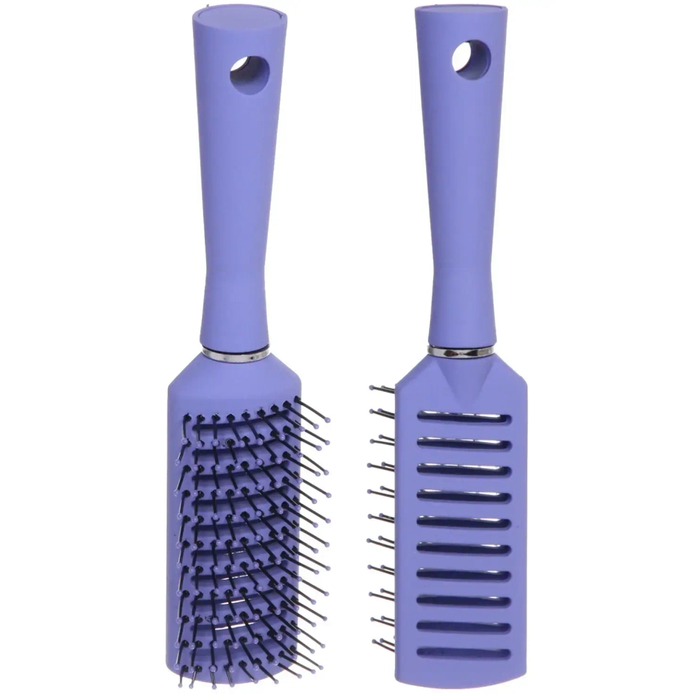 Расческа массажная «Beauty Room», вентиляционная, цвет королевский синий, 22*4,5см●