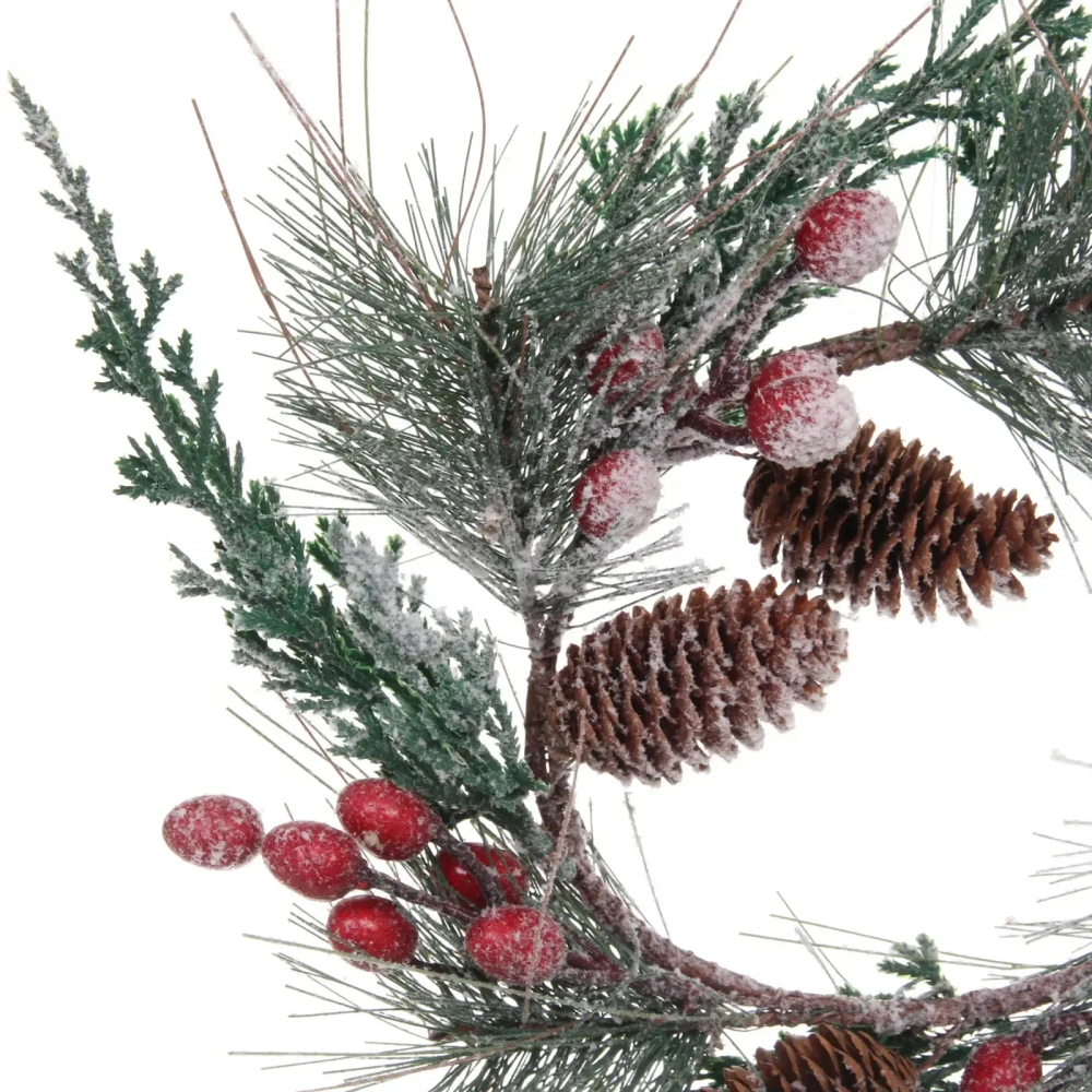 Венок хвойный новогодний «Рождественское волшебство» , 32 см
