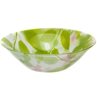 Салатник стеклянный 23см «Баттерфлайс» 4цвета (рис.28460) 10415SLBD77