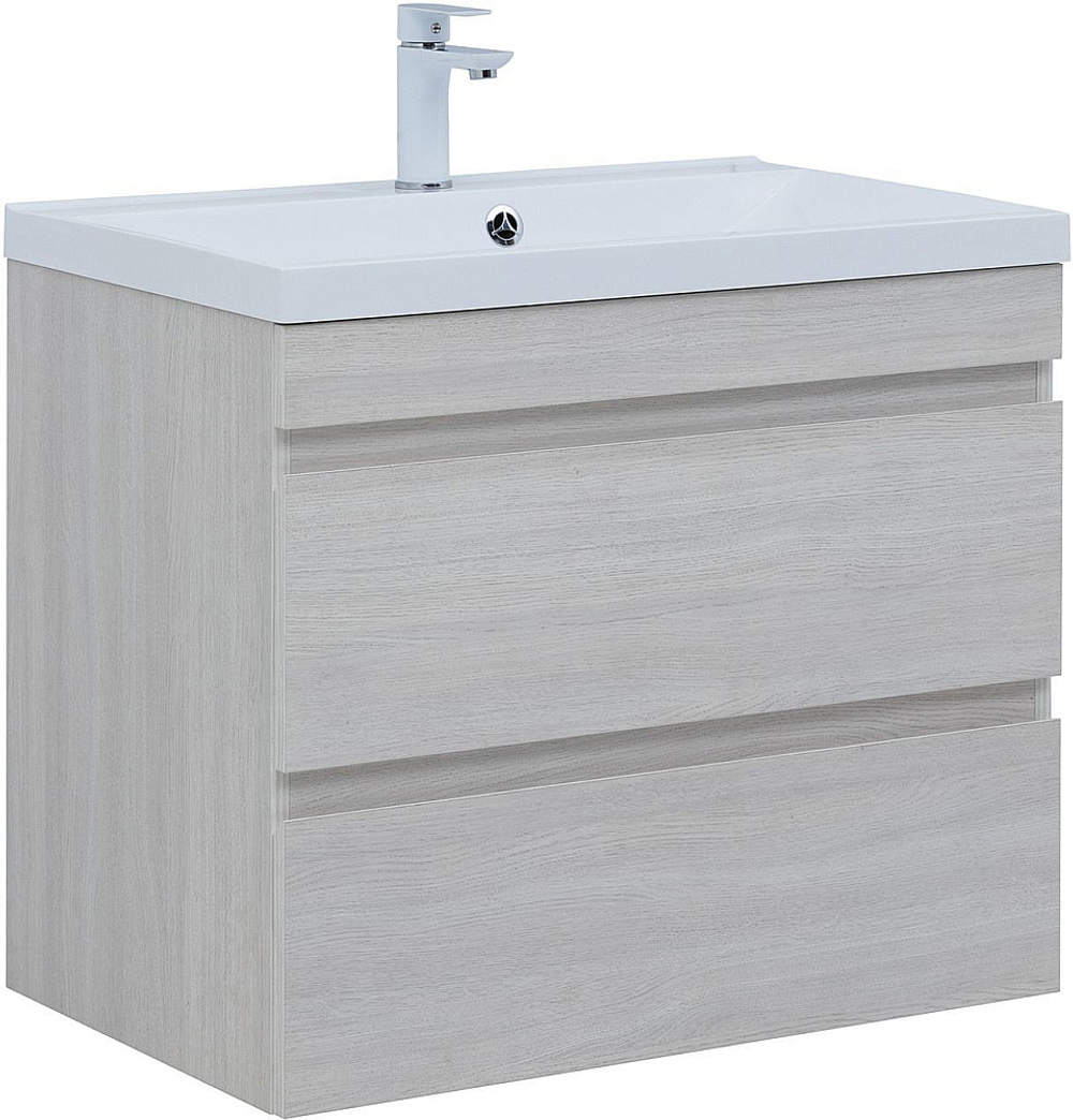 Тумба с раковиной Aquanet Нота New 334204 75 дуб холден