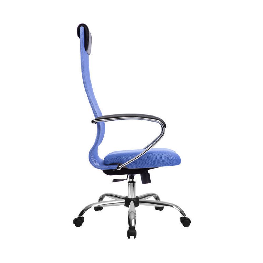 Кресло S-BK-8 (хром/синий)