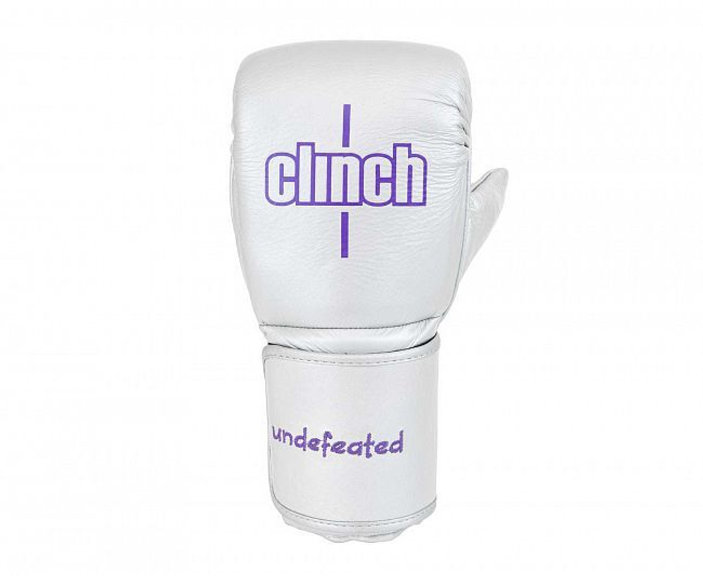 Перчатки снарядные Clinch Bag Mitts Undefeated Russian Team серебристые C167RT