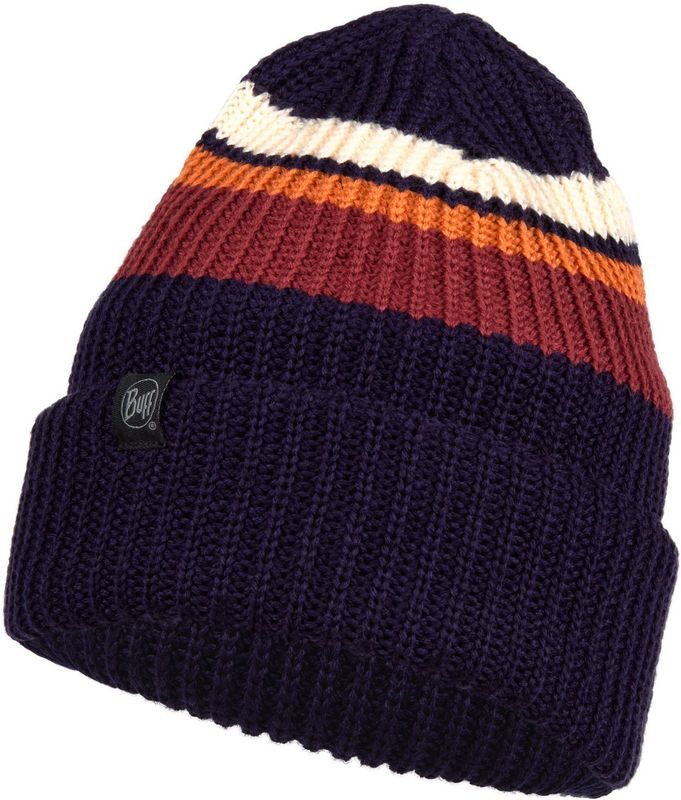 Вязаная шапка детская Buff Hat Knitted Carl Night Blue Фото 1