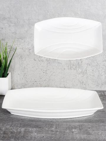 Блюдо прямоугольное 26х16 см / WE-7782 /уп 30/