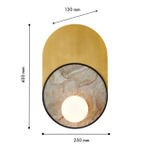 настенный светильник Favourite Messier 4595-1W