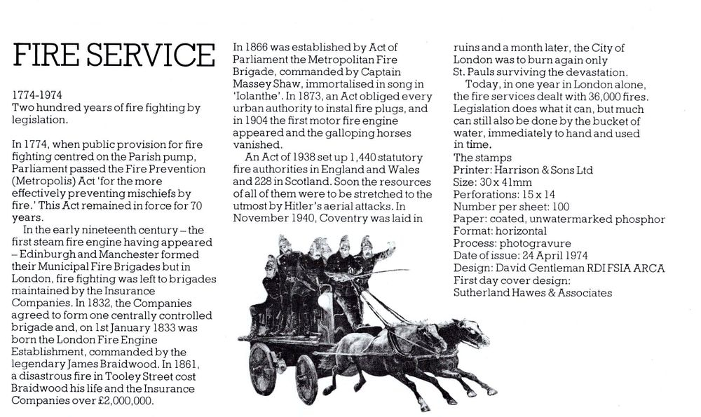 Конверт Первого дня Великобритании от 24 апреля 1974 года с четырьмя марками и спецгашенем