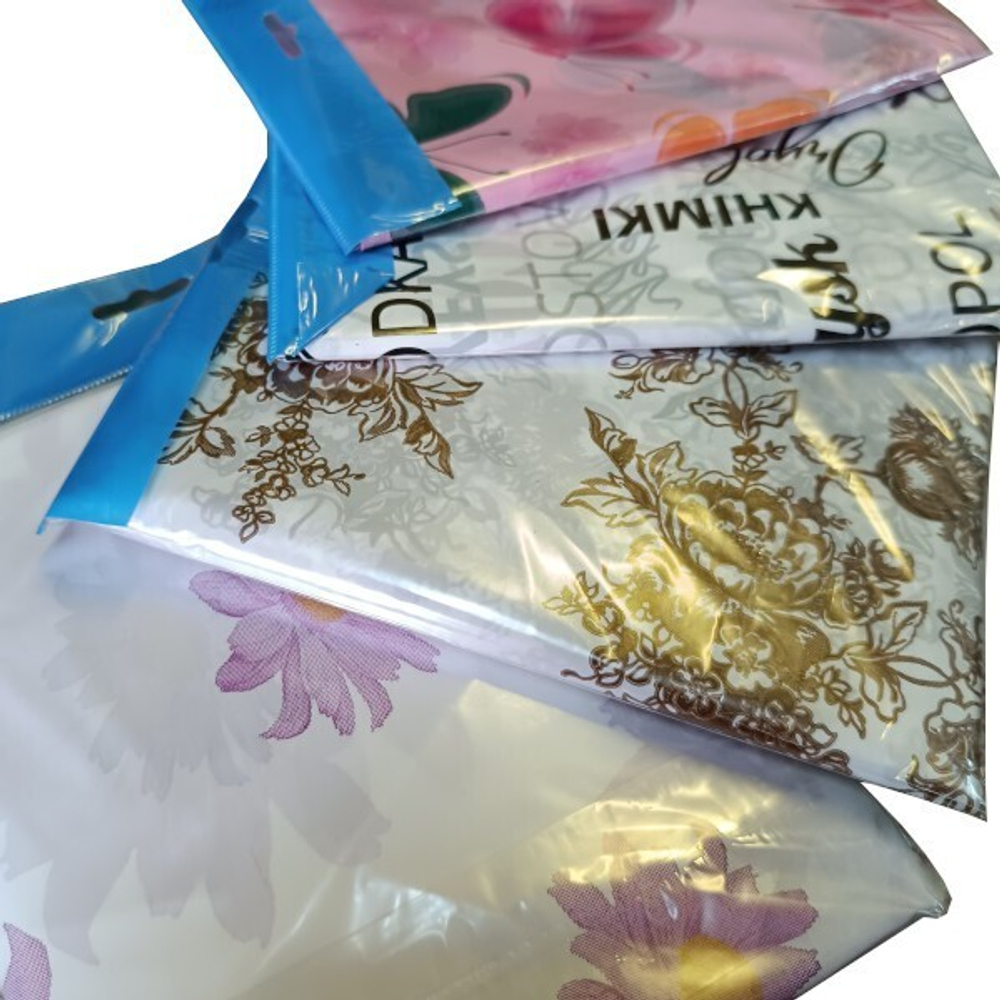 Скатерть ПИКНИК без отделки пленка ПВД 120*180 Микс расцветок