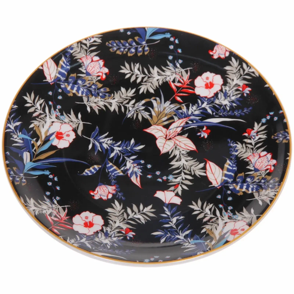 Тарелка керамическая «Paradise» 22см, черная