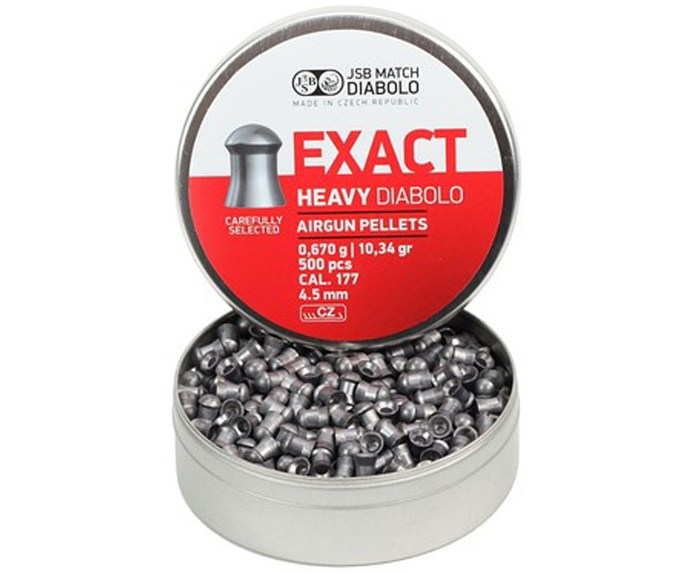 Пули пневм. "JSB HEAVY " кал.4,52 0,670 гр. (500шт)