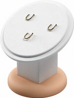 Подставка для 3 подвесок/круглая/крючки/накладка/ножка/основание