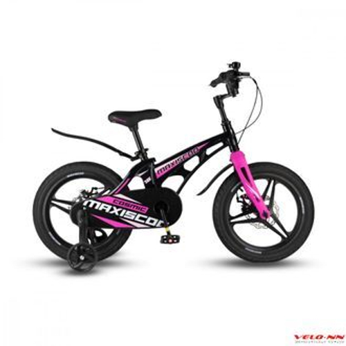 Велосипед 16 Maxiscoo COSMIC Deluxe ,Черный Жемчуг (2024)