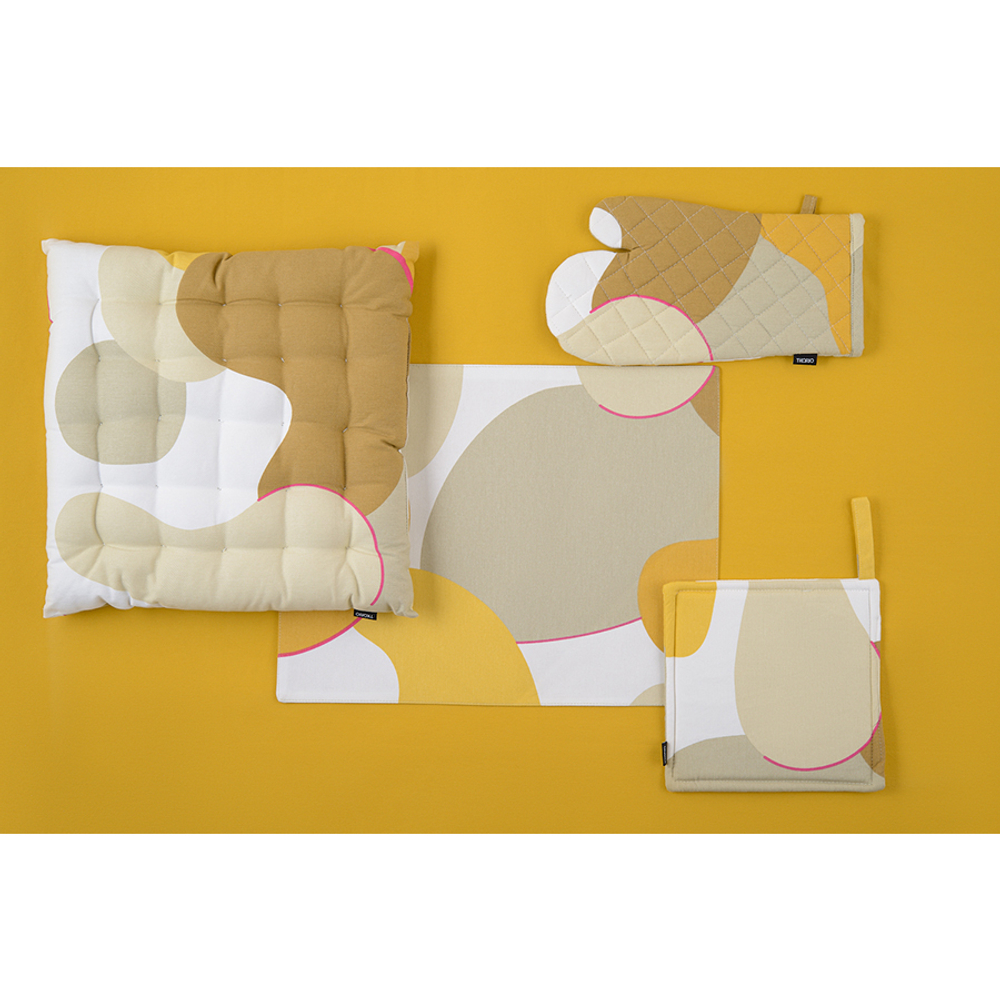 Прихватка-варежка 17.5х33 Tkano  Freak Fruit горчичная