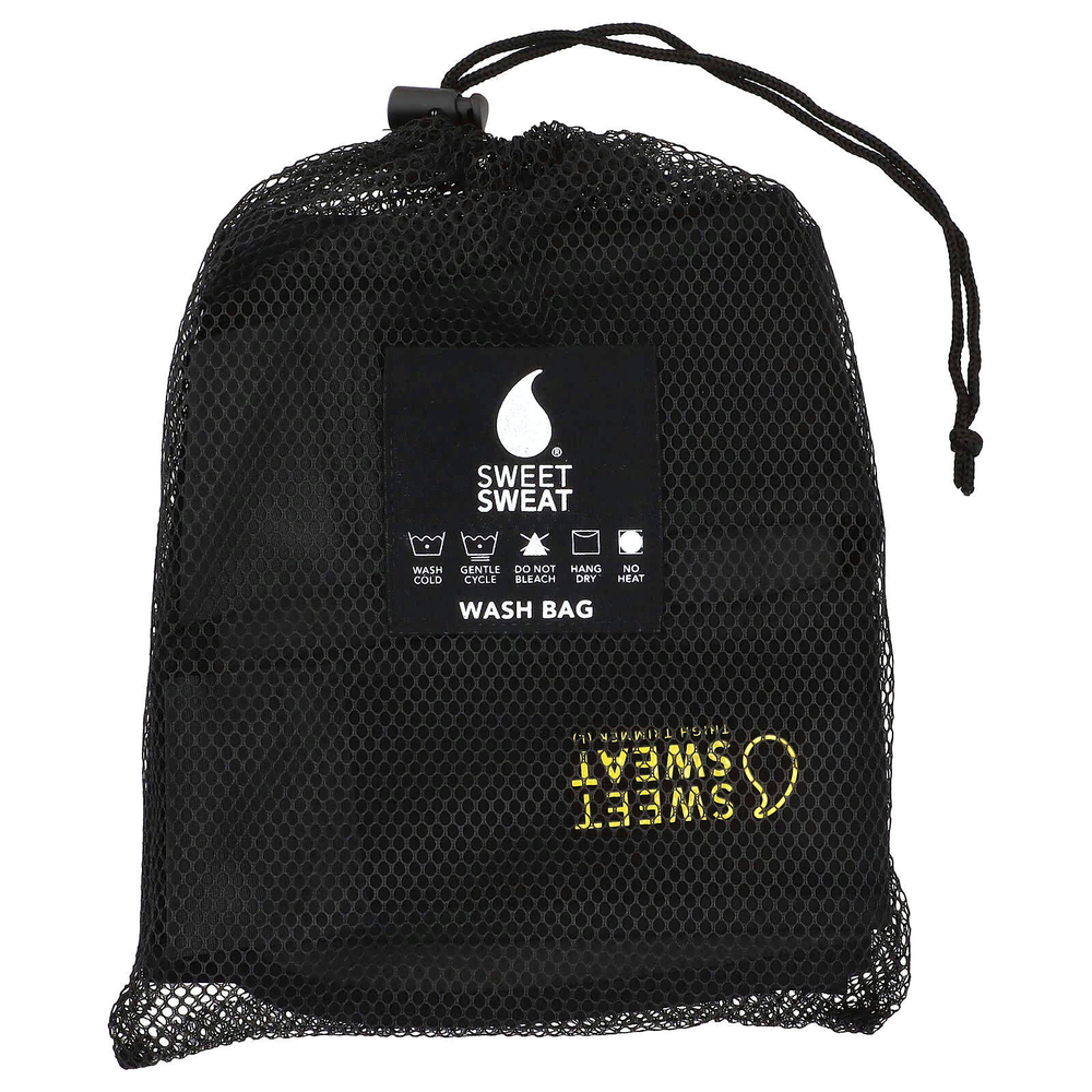 Sports Research, Sweet Sweat®, триммеры для бедер, средний размер, черный и желтый, 1 пара