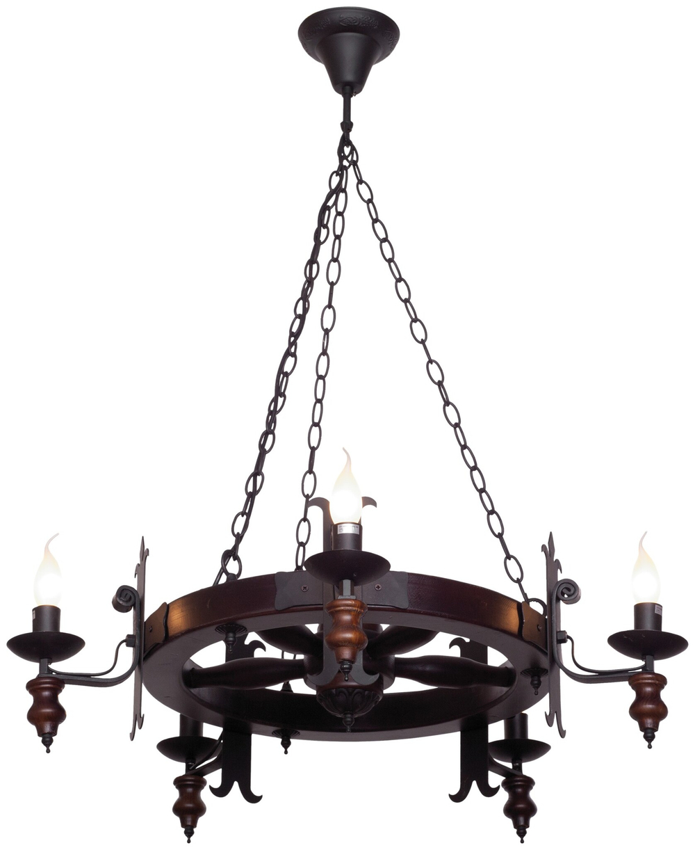 Люстра подвесная Velante Wooden 586-723-05