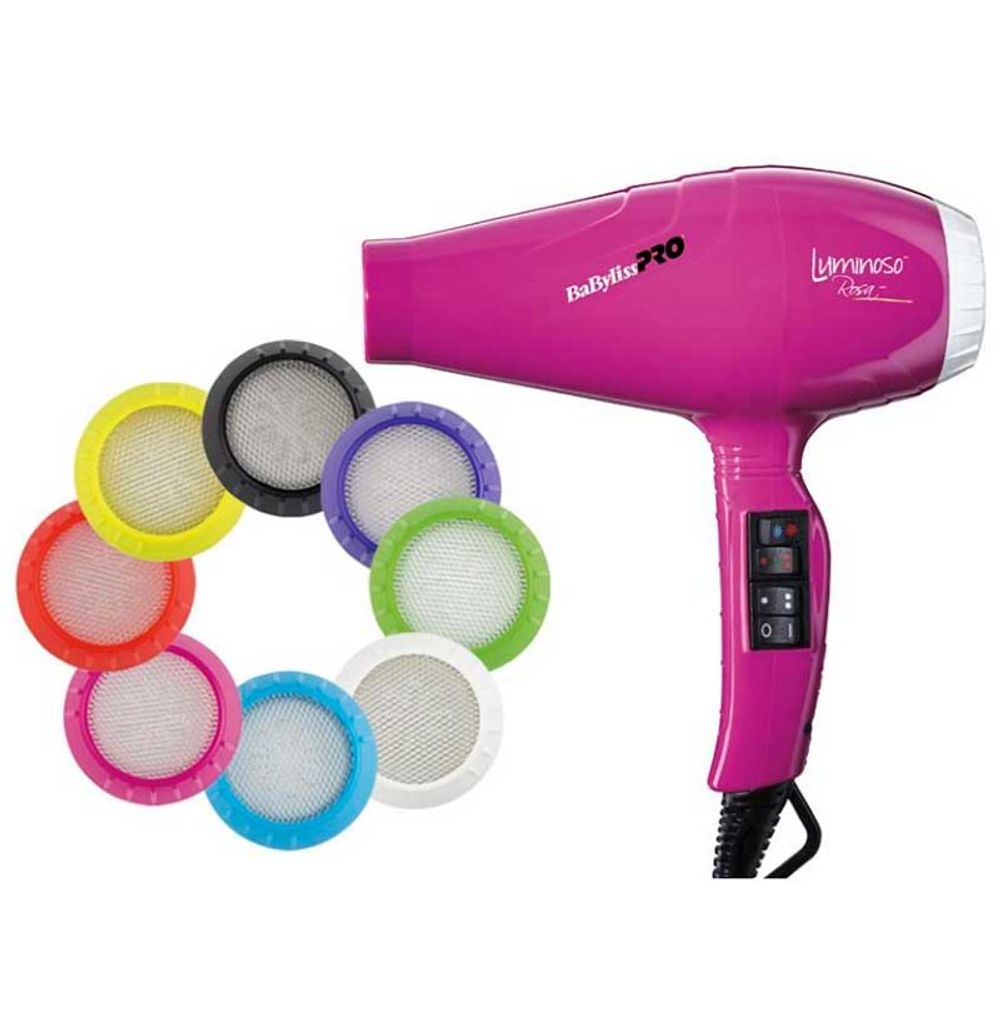 Профессиональный фен BaByliss PRO Luminoso Rosa Ionic BAB6350IFE 2100W