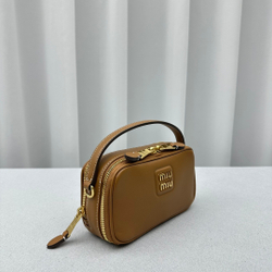 Miu Miu Leather Shoulder Bag 18 cm