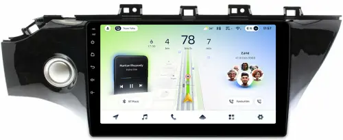 Магнитола для KIA Rio 4, Rio X-Line 2017-2020 (рамка с кнопкой) - Teyes CC4L монитор 10.1" IPS, Android 14, Быстрая, Snapdragon 662, CarPlay, 4G SIM-слот