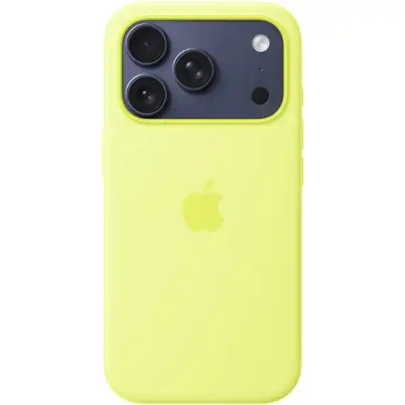 Чехол Apple iPhone 17 Pro Silicone Case with MagSafe - Neon Yellow (MGFH4) неоново желтый