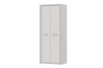 Шкаф для одежды распашной с полками Ясень Анкор светлый/Сандал светлый 90х49х220 см