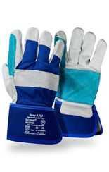 Перчатки защитные NAVY (Нэви) комбинированные со спилком КРС, усиленные, арт. 8.722