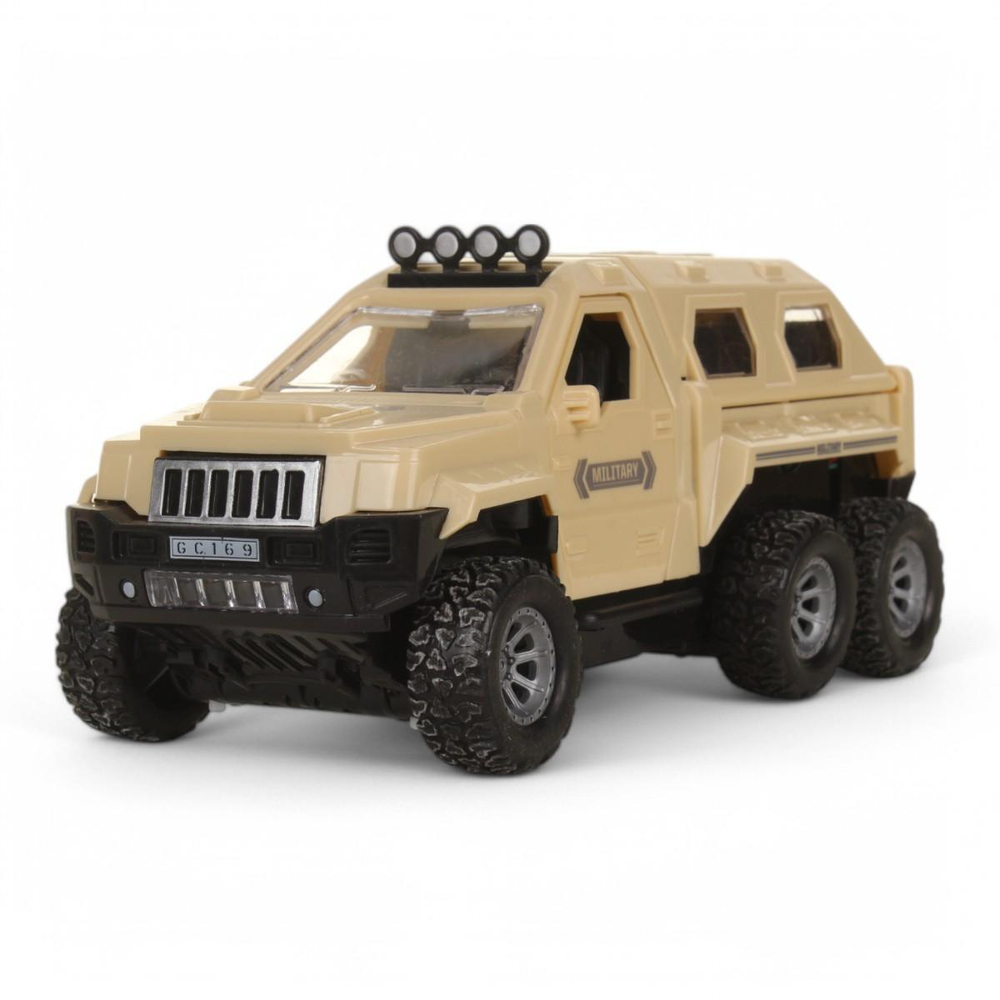 Машина Военная на РУ, коробка GC169-B19(包电)