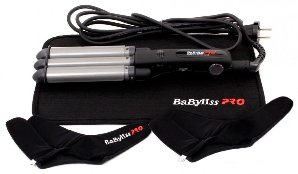 Тройная плойка-волна BaByliss PRO Tourmaline Triple Barrel Waver BAB2269TTE 22-19-22 мм - 5