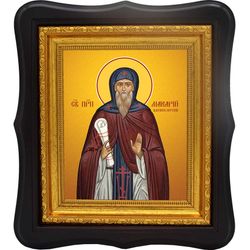 Макарий Высокоезерский преподобный. Икона на холсте.