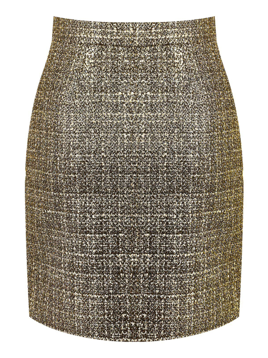 Юбка Metalica средняя золото