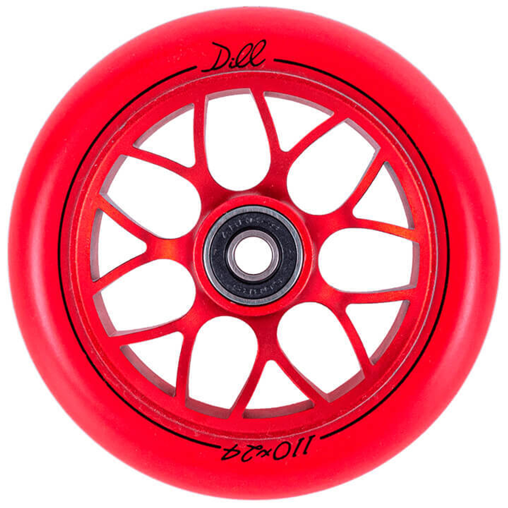 Колесо для самоката X-Treme 110*24мм, Dill, red