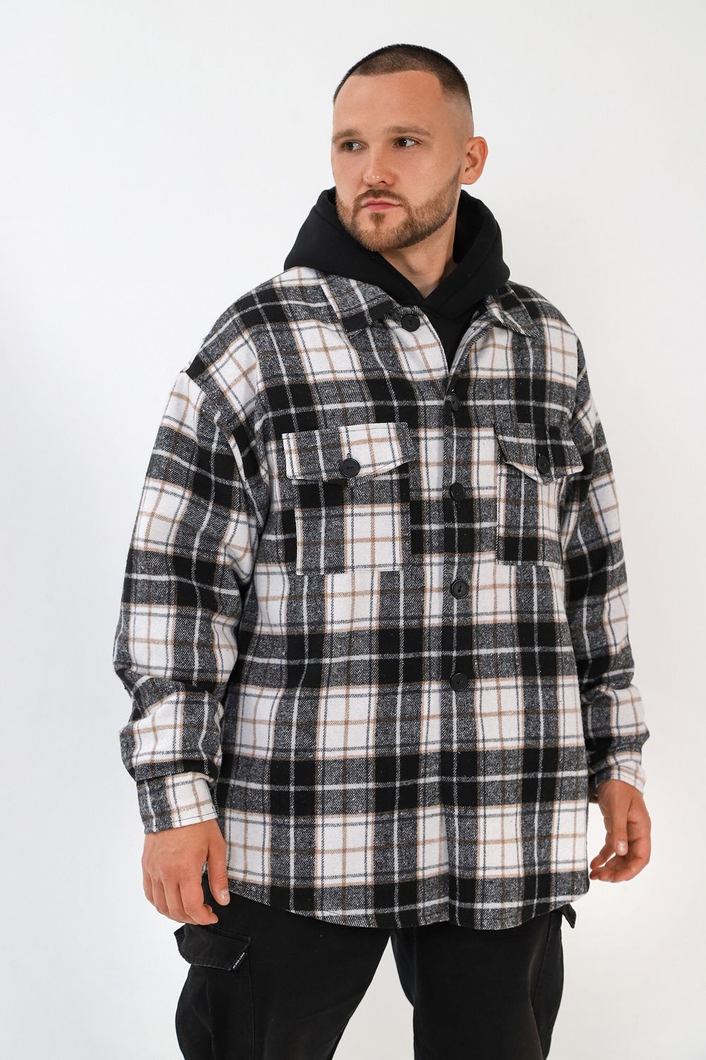 Рубашка мужская Квадро-4 Виотекс ЧЁРНЫЙ