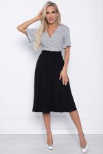 Платье Мода люкс (черно-белое) П10883 LT Collection