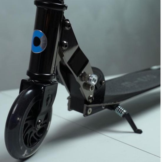 Самокат Micro Sprite LED Неохром черный