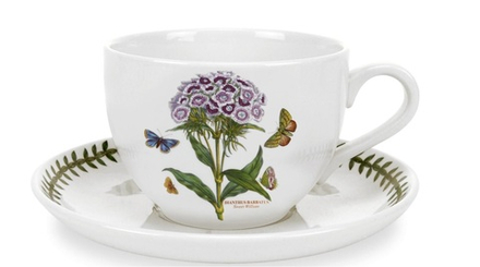 Portmeirion Чашка для завтрака Botanic Garden 500 мл с блюдцем Sweet William