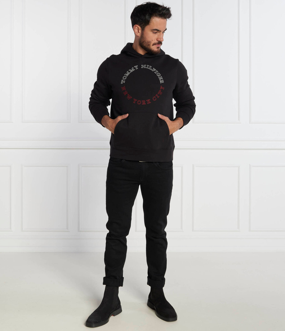Худи MONOTYPE ROUNDALL Tommy Hilfiger - черный(MW0MW32655)