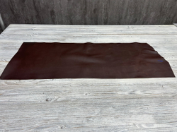 Панель кожи Спилок Вакетта цв. Коричневый, толщ. 0,9-1,1 мм, ОТРЕЗЫ