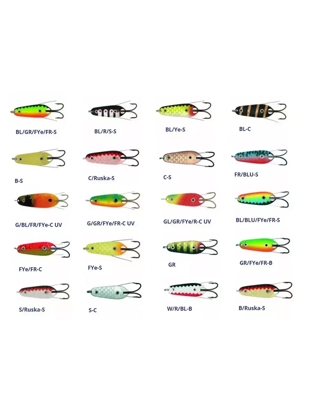 Блесна колебалка Rasanen 70 мм 10 г