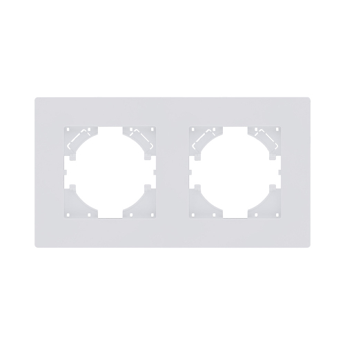 Рамка 2-постовая, белый матовый Kollinger Aspekt AT2WM