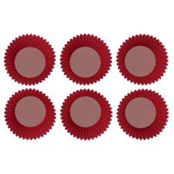 Набор силиконовых форм для приготовления кексов cupcake, 83 мл, 6 шт.