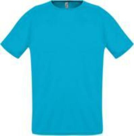 Футболка унисекс Sporty 140, бирюзовая