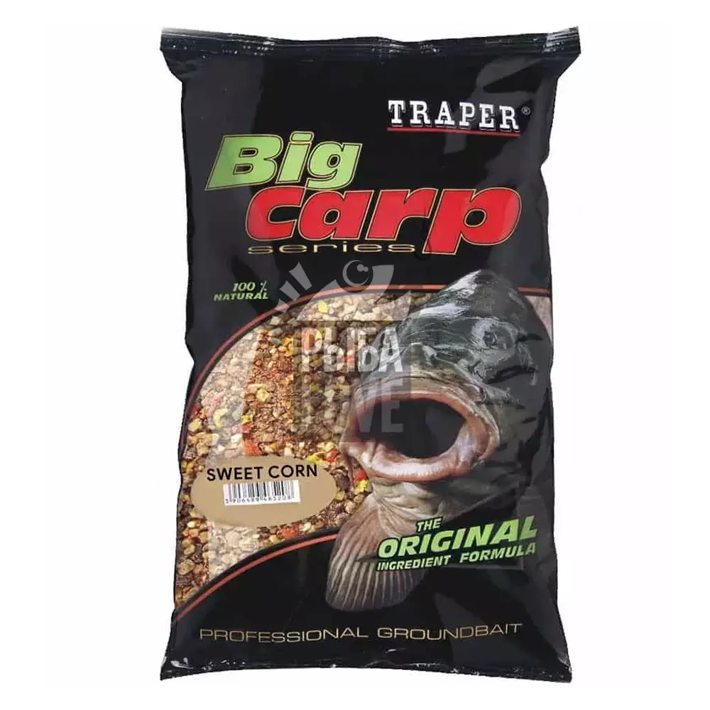 Прикормка Traper Big Carp Кукуруза 2.5 кг крупный помол Трапер Биг Карп