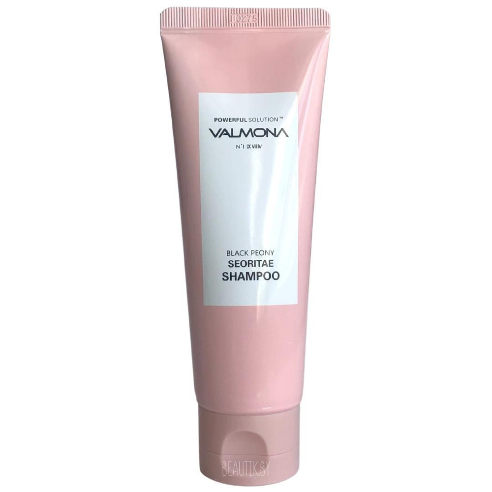 [VALMONA] Powerful Solution Black Peony Seoritae Shampoo - Шампунь для волос ЧЕРНЫЙ ПИОН/БОБЫ, 100 мл