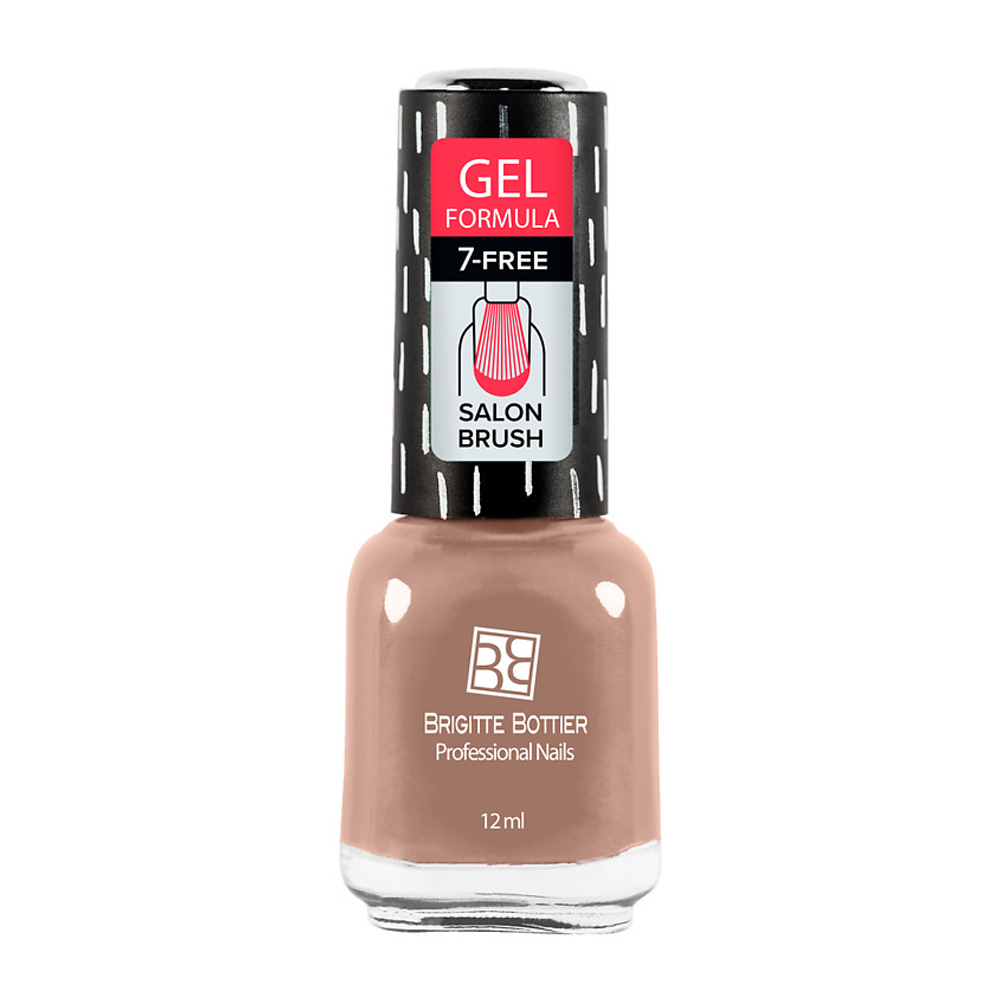 BRIGITTE BOTTIER Лак для ногтей GEL FORMULA тон 01 прозрачный, 006