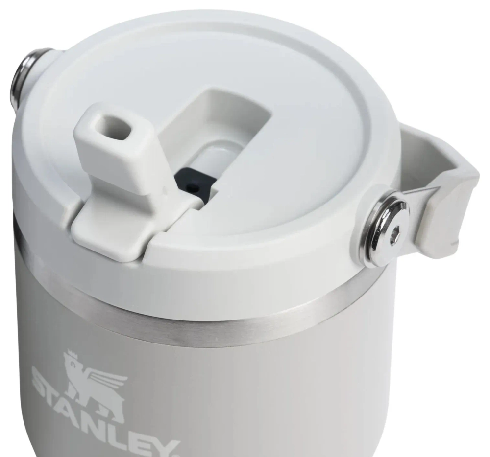 Термостакан Stanley IceFlow с трубочкой 0,591L серый шалфей