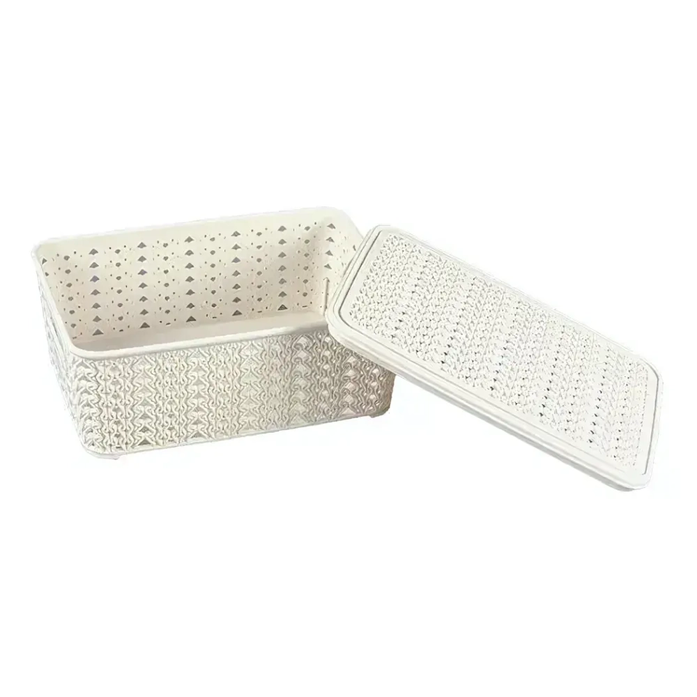 Шкатулка 3,5 л, Вязание, Слоновая кость