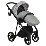 Детская коляска Roan Sol Flowers 2 в 1 RSF/5002 Gray/Black