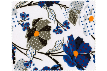 Салфетка микрофибра 15х18 (ВИШНЯ В ГОРОШЕК)  в  упаковке.